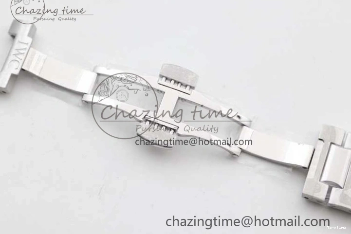 MIROTIME 0120 FastDry Portugieser Chronograph IW371615 ZF Best Edition Green Dial on SS Bracelet A7750 (Slim Movement) 7038